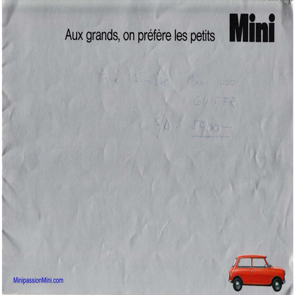 Mini range 1970 CH preview image