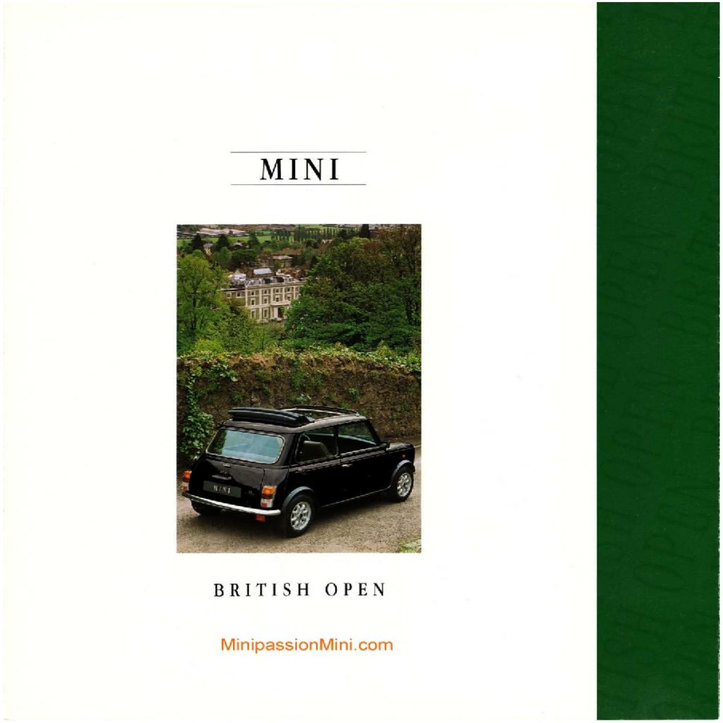Rover Mini British Open Black 1993 D preview image